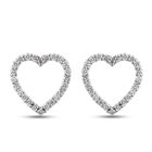RHAPSODY - Diamant-Herz-Ohrringe, zertifiziert VS E-F, 950 Platin ca. 0,50 ct image number 0