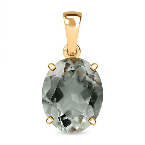 Prasiolith Anhänger - 3,31 ct. image number 0