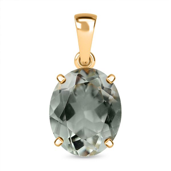 Prasiolith Anh&auml;nger - 3,31 ct. image number 0