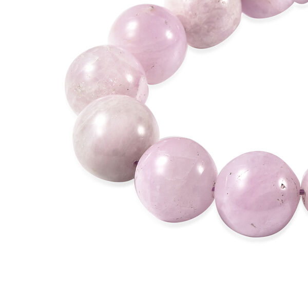 Kunzit Halskette ca. 50 cm lange mit Magnetschloss 925 Silber rhodiniert 528.68 ct image number 4