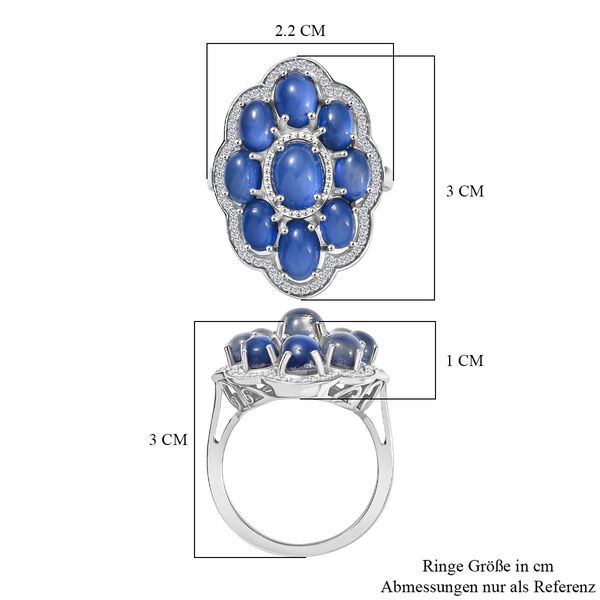 D'Joy Aurora Mondstein und Zirkon Ring - 6,73 ct. image number 7