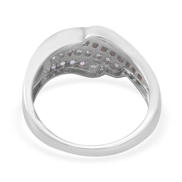LUSTRO STELLA - Zirkonia Ring 925 Silber rhodiniert  ca. 0,60 ct image number 4