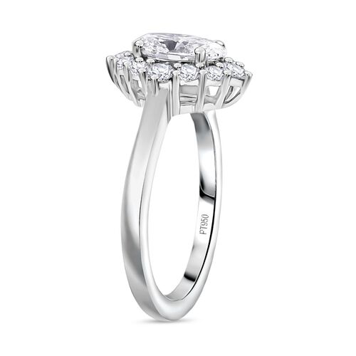 LUXURIANT DIAMOND - Lab Grown Diamant VS Ring 950 Platin (Größe 17.00) (10-15 Werktage Lieferzeit) ca. 1.50 ct image number 4