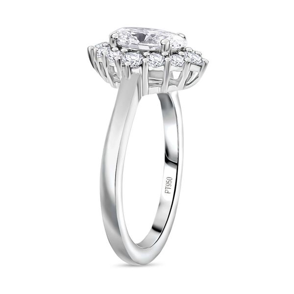 LUXURIANT VS Labor Diamant Ring in 950 Platin - 1,50 ct. image number 4