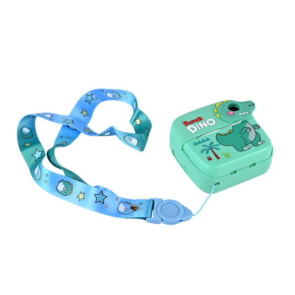 Kinder-Digitalkamera mit Sofortdruck-Funktion und Doppellinse, 10x4,5x10 cm, Grün image number 4