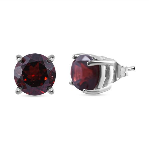 Rote Granat-Ohrringe - 2,14 ct. image number 0
