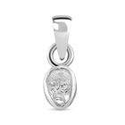 Polki Diamant Anhänger, 925 Silber platiniert ca. 0.15 ct