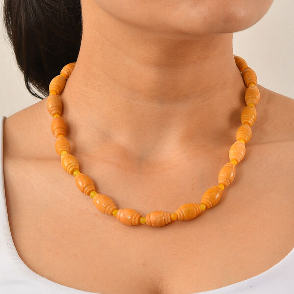 EverTrue gelbe Aventurin und gelbe Quarzit Halskette - 285 ct. image number 2