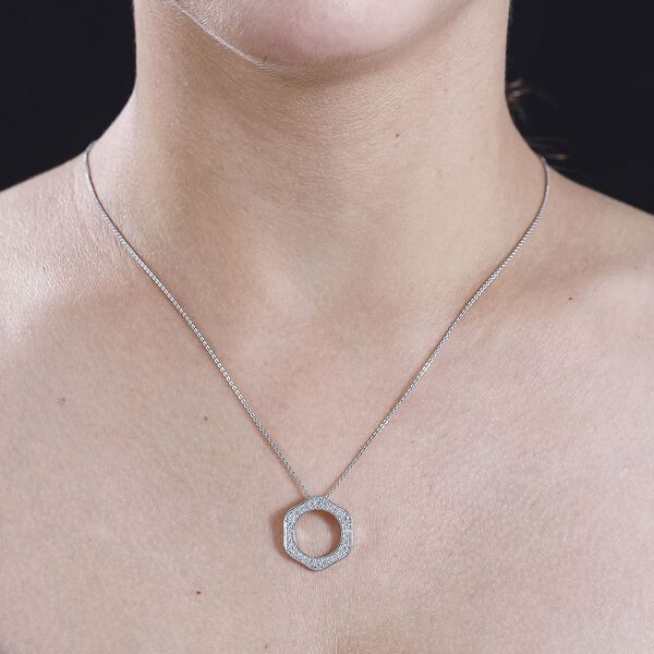 J Francis gefertigt mit SWAROVSKI- Swarovski Zirkonia Anhänger image number 3