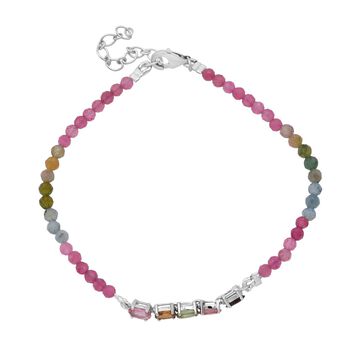 D'Joy  Multi Turmalin Armband, 18 cm - 6 ct.