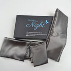 SERENITY NIGHT: 2er-Set - Kissenbezüge aus 100% Maulbeerseide, Schwarz  image number 4