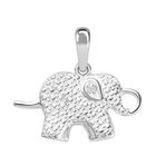 Wei&szlig;er Diamant Anh&auml;nger 925 Silber ca.