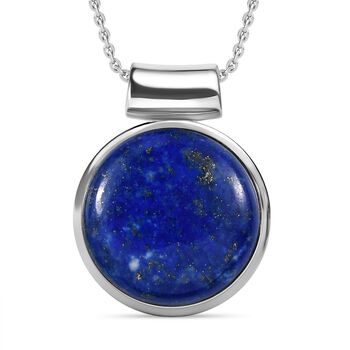Lapislazuli Schmuckset Edelstahl ca. 20.00 ct