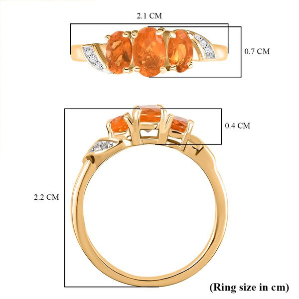 Salamanca Feueropal und Zirkon-Ring image number 7