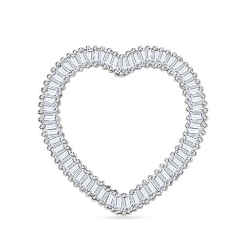 VS Diamant Herz Anhänger in 950 Platin - 0,42 ct. image number 0