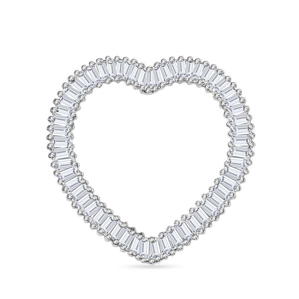 VS Diamant Herz Anh&auml;nger in 950 Platin - 0,42 ct.