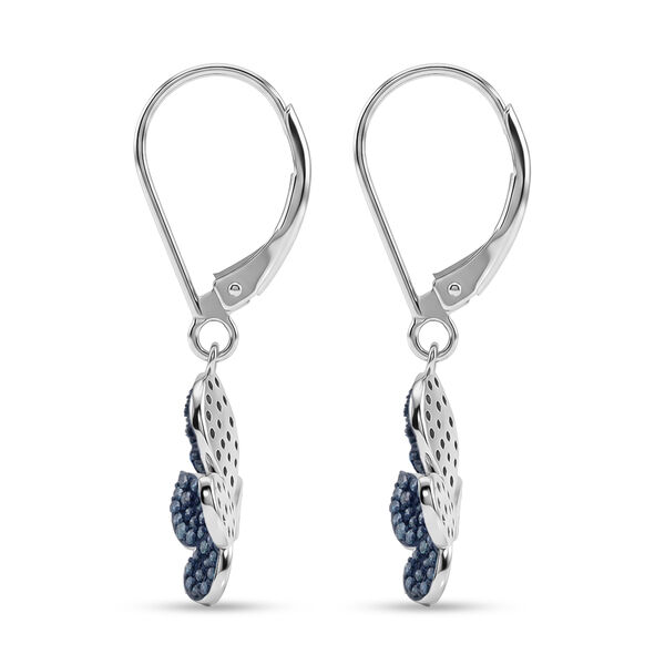 D'Joy blaue Diamant Ohrringe - 0,50 ct. image number 3
