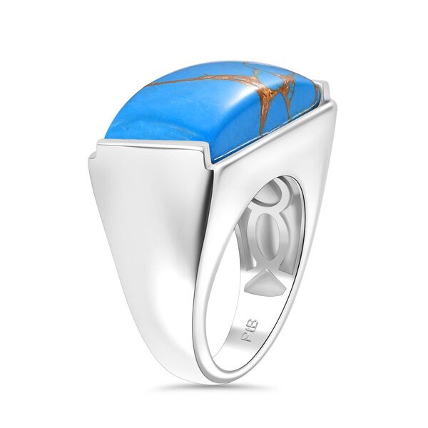 Blauer T&uuml;rkis Ring - 9,54 ct. image number 5