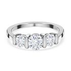 LUSTRO STELLA Zirkonia Ring in platiniertem Silber - 1,78 ct. image number 0