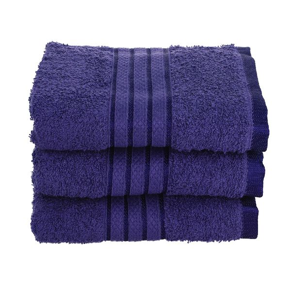 3er-Set - Frotteehandtuch aus 100% &auml;gyptischer Baumwolle, Dunkelblau&nbsp; image number 3