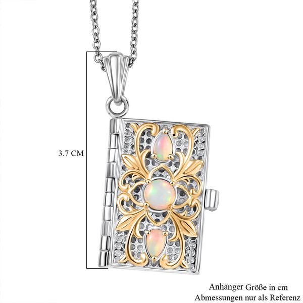 AA Opal heiliger Bibel-Anh&auml;nger mit 45cm Kette - 0,72 ct. image number 9