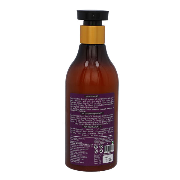 NutriGlow - natürliche Zwiebel Haarspülung, Haarwuchs & Haarausfall-Kontrolle, 300ml image number 3