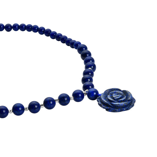 Lapislazuli Halskette, 50 cm - 165 ct. image number 3