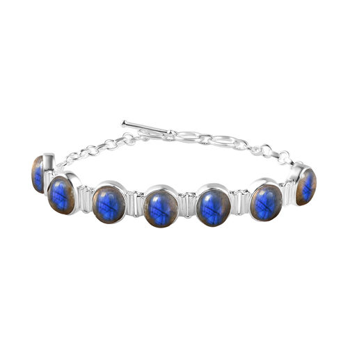 Feuer Labradorit Armband, 19 cm - 30,24 ct. image number 0