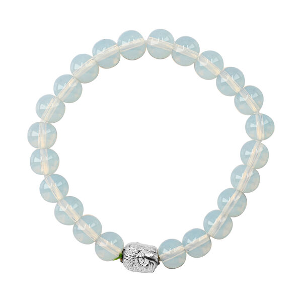 2er Set Luxus 100% Seidenschal und Bergkristall Chakra-Armband image number 10