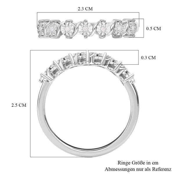 Wei&szlig;er Diamant-Ring image number 6