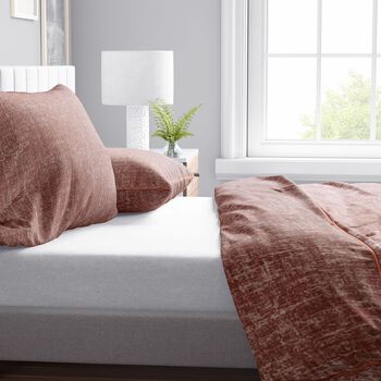 Bettw&auml;sche Set, 135x200cm, 80x80cm, Pfirsich