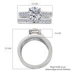 2er-Set, Moissanit-Ringe - 2,48 ct. image number 6