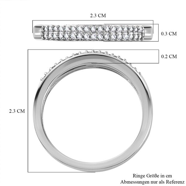 Wei&szlig;er Diamant-Bandring - 0,20 ct. image number 7