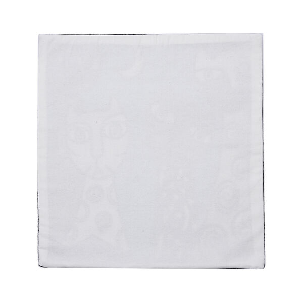 Kissenbezug mit Picasso-inspirierter Stickerei, 100% Baumwolle, 43x43cm, Gesichter image number 3