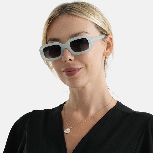 LA MAREY Sonnenbrille mit UV400 Schutz, polarisierte TAC-Gl&auml;ser, PC-Rahmen, 15 x 15 cm, Blau image number 1