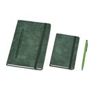 LIVMORE 3er Set Notizbuch A6 und A5 mit Stift 22.8 x 22.2 x 4 cm Braun