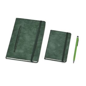 LIVMORE 3er Set Notizbuch A6 und A5 mit Stift 22.8 x 22.2 x 4 cm Braun