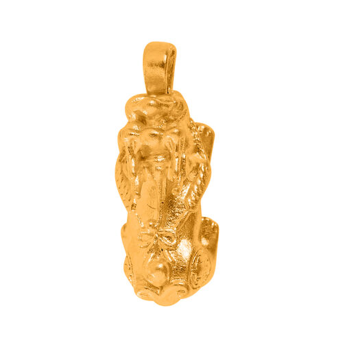 Elektroform Pixiu Anhänger in 999 Gold image number 0