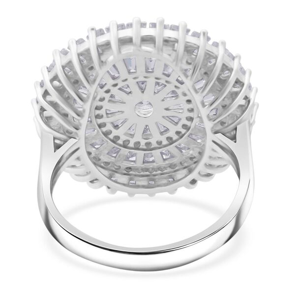 LUSTRO STELLA - Weißer Zirkonia Ring 925 Silber rhodiniert (Größe 20.00) 0.05 ct image number 4