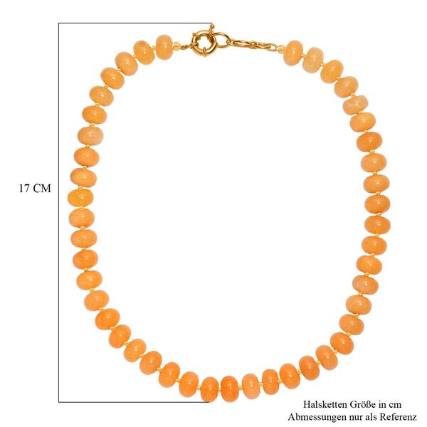 Gelbe Aventurin Halskette, 45 cm - 365 ct. image number 5