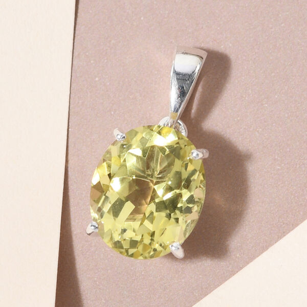 Ouro Verde-Quarz Anh&auml;nger - 4,58 ct. image number 3