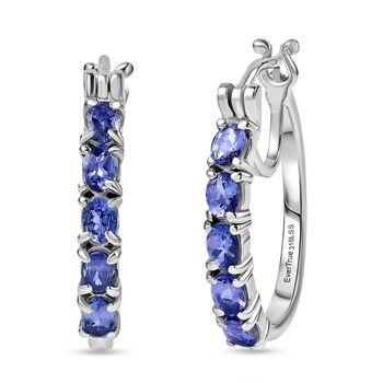 EVER TRUE Tansanit Ohrringe 316L Edelstahl ca. 1.72 ct