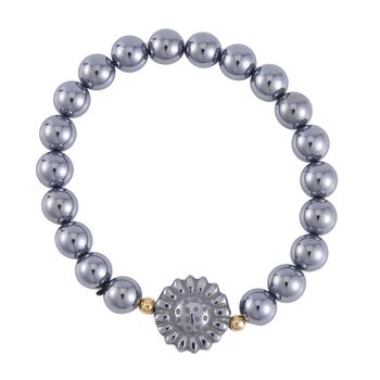 Terahertz Armband BR-Stretch cm Standard gelb vergoldet ca. 125.00 ct