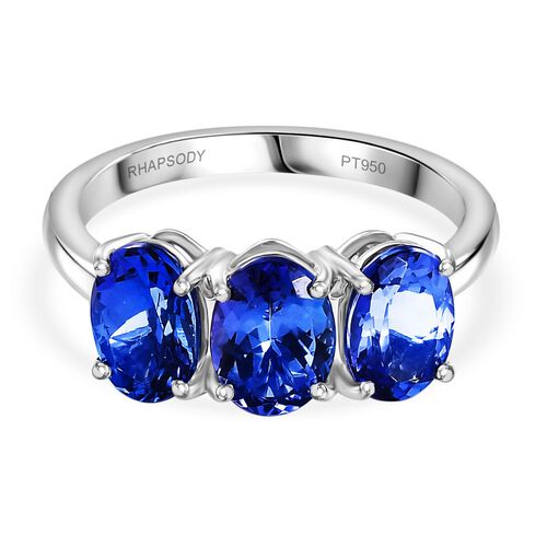 RHAPSODY AAAA Tansanit Ring in 950 Platin - 3,50 ct. image number 0
