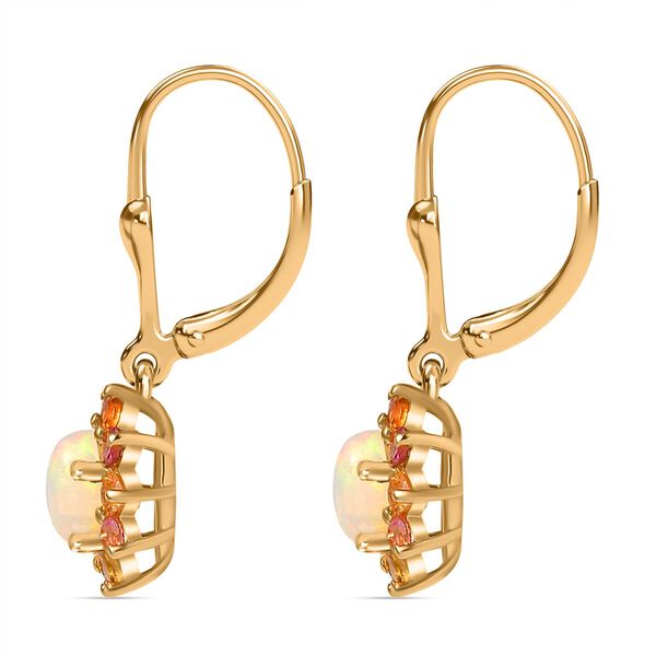 AA Nat&uuml;rliche, &auml;thiopische Welo Opal und Multi-Turmalin-Ohrringe - 1,36 ct. image number 5