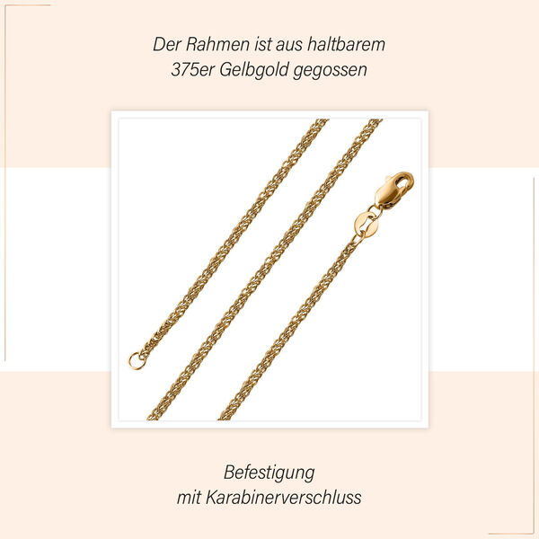 Spiga Halskette in 375 Gelbgold, 75cm image number 3