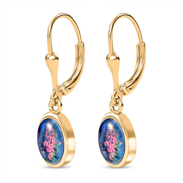 Boulder Opal Triplett Ohrringe - 1,79 ct. image number 4