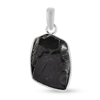 Elite Schungit-Anh&auml;nger, 925 Silber ca.11,28ct
