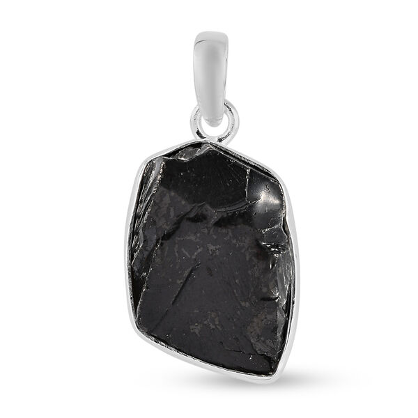 Elite Schungit-Anh&auml;nger, 925 Silber ca.11,28ct