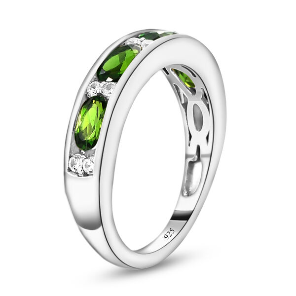 Nat&uuml;rlicher Chromdiopsid und Zirkon-Ring - 1,21 ct. image number 5